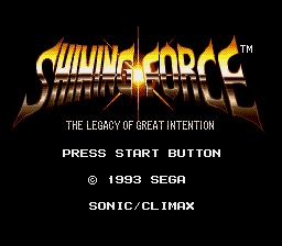 Shining Force - Cheater